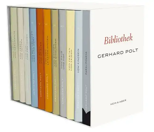 Polt, Gerhard: Bibliothek, Werke in 10 Bänden und ein Begleitbuch. 