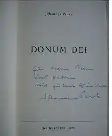 Pinsk, Johannes: Donum Dei. 
