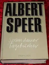 Speer, Albert. Spandauer Tagebücher.