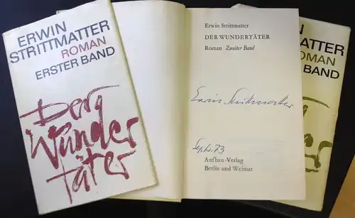 Strittmatter, Erwin: Der Wundertäter, Roman. Erster Band / Zweiter Band/ Dritter Band. 