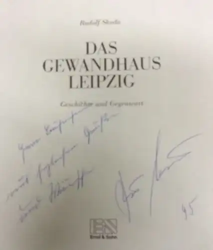 Skoda, Rudolf: Das Gewandhaus Leipzig, Geschichte und Gegenwart. 