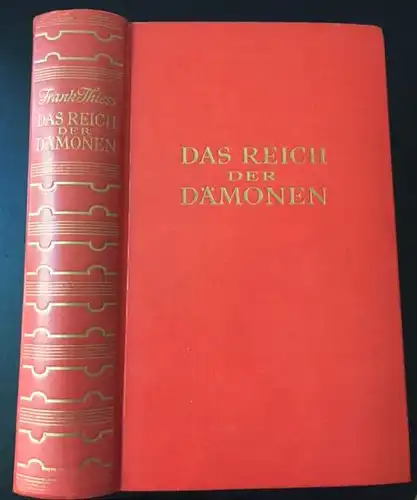 Thiess, Frank: Das Reich der Dämonen, Der Roman eines Jahrtausends. 
