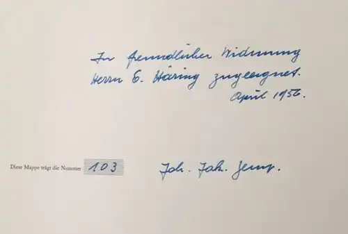 Zingg, Thaddäus: Johann Jakob Zemp, Stille Welt. Handätzungen. 