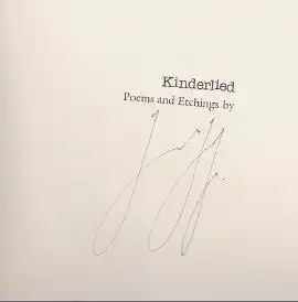 Grass, Günter: Kinderlied, Poems and etchings by Günter Grass. 