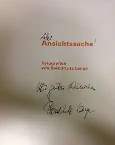 Lange, Bernd-Lutz: Ansichtssache. 