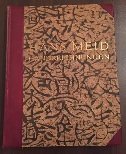 Meid, Hans, Handzeichnungen, Sechzig Tafeln in Lichtdruck mit einer Einleitung von Oskar Fischel