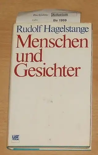 Hagelstange, Rudolf: Menschen und Gesichter. 