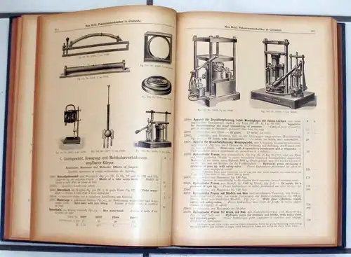 Kohl, Max (Firma): Physikalische Apparate - Physical Apparatus - Appareils de Physique. - Preisliste Nr. 21.