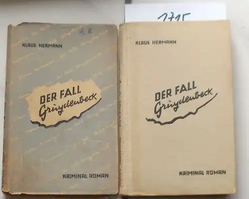 Hermann, Kalus: Der Fall Gruydenbeck. - Kriminalroman. 