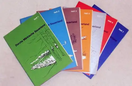 Arbeitskreis für Heimatkunde Lüdenscheid, (Hrg.): Durchs Märkische Sauerland. - Ein heimatkundliches Arbeits- und Lesebuch für Volksschulen. Heft 1: Berge und Täler um uns / Heft...