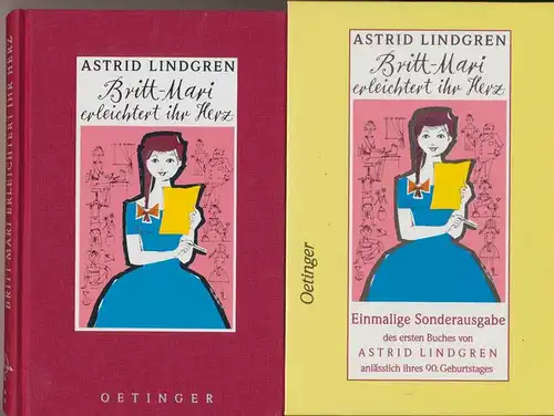 Lindgren, Astrid: Britt-Mari erleichtert ihr Herz. - Einmalige Sonderausg. des ersten Buches von Astrid Lindgren anläßlich ihres 90. Geburtstages  - Übers. von Anna-Liese Kornitzky. 