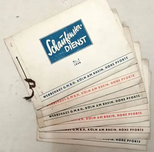 Schaufenster-Dienst Nr. 1, 2, 4, 7, 11/12 - 1940. 