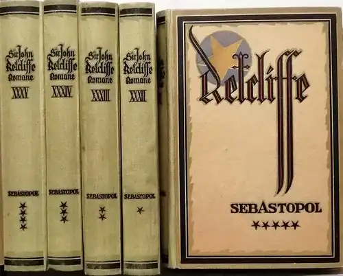 Retcliffe, Sir John (d.i. Herm. Goedsche): Sebastopol - 5  Bände - KOMPLETT ! (durchgesehen und hrg. von Ernst Götz). 