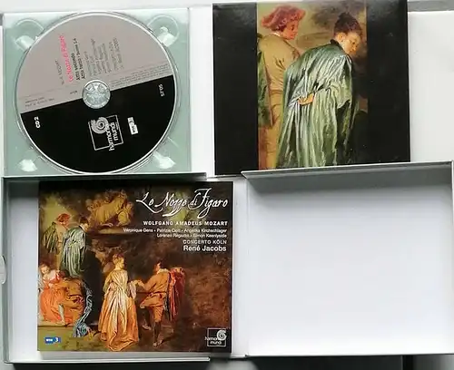 La Nozze di Figaro.   3 CD-Box mit Booklet ! René Jacobs, Concerto Köln, Veronique Gens, Partizia Ciofi, Angelika Kirchschlager, Lorenzo Regazzo, Simon Keenlyside (Künstler), Mozart, Wolfgang Amadeus