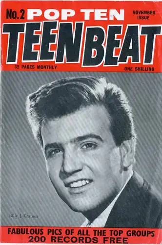 Pop Ten Teen Beat [Teenbeat] -  No. 2, November 1963. (Monthly Magazine). 