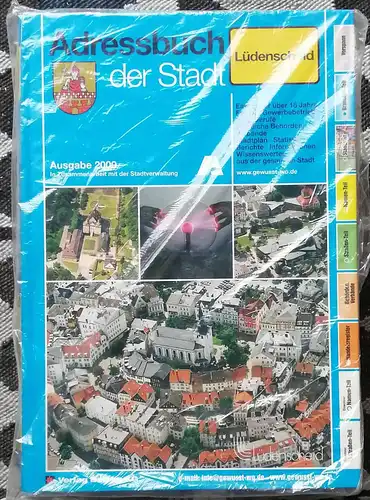 Adreßbuch Stadt Lüdenscheid - Ausgabe 2000 (in Zusammenarbeit mit der Stadtverwaltung). 