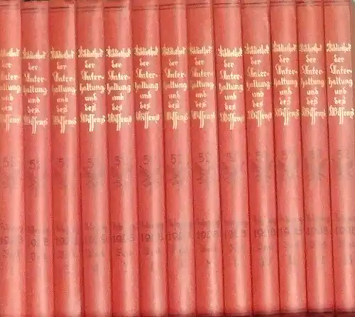 Bibliothek der Unterhaltung und des Wissens.komplett in 13 Bänden --  52. Jahrgang 1928. - 13 Bände KOMPLETT !. 