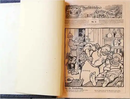 Dortmunder Lustige Blätter 1914 /1915. - Hefte 3 bis 7, 15, 17 bis 28, 31, 35, Heft ohne Nr., 36, 37, 39, 40,  41-46, 48, 49, + 35 - 52. 