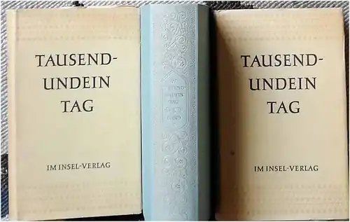 Tausendundein Tag - Orientalische Erzählungen.  KOMPLETT -- 2 Bände. 