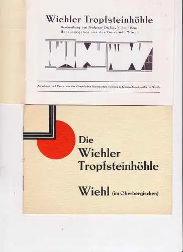 Richter, Max, Prof: Wiehler Tropfsteinhöhle. - Beschreibung. 