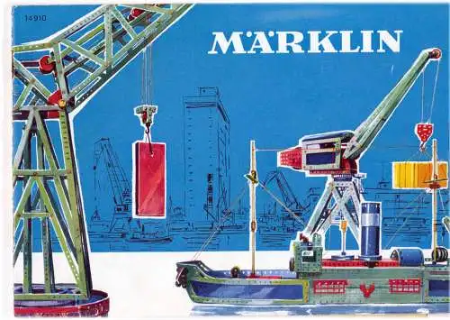 Märklin Metallbaukasten Katalog 14910. 