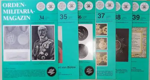 Sauer, Werner (Hrg.): Orden-Militaria-Magazin -  9. Jahrgang 1990 - Hefte 34 bis 39 (Januar bis Dezember) - Offizielles Organ´des Bundes Deutscher Ordenssammler e.v. 