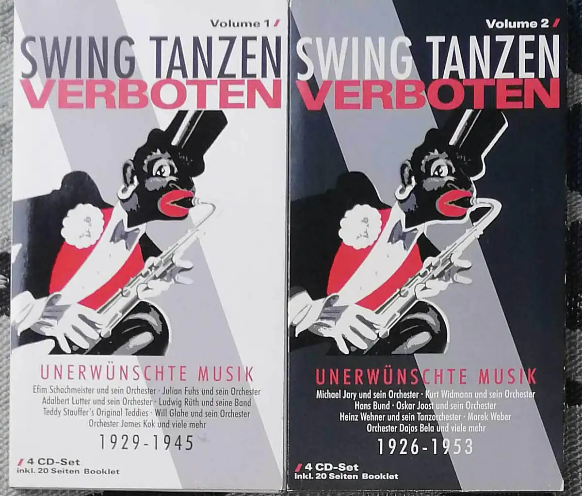 Swing tanzen verboten;  Vol. 1 und 2: 1929 - 1946 / 1926 - 1953.   KOMPLETT !. 