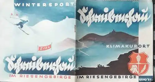 Schreiberhau, Klimakurort im Riesengebirge. 1936/37, -  Werbeprospekt - Herausgegeben von der Kurverwaltung Schreiberhau. Landesfremdenverkehrsverband Schlesien. 