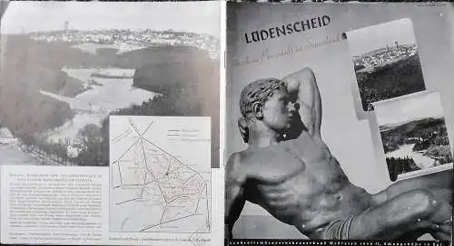 Lüdenscheid - die schöne Bergstadt im Sauerland.  1940 - Reiseprospekt: Hotels-Pensionen-sommerfrischen-Industrie-Handel/Gewerbe. Hrg. Landesfremdenverkehrsamt Westfalen. 