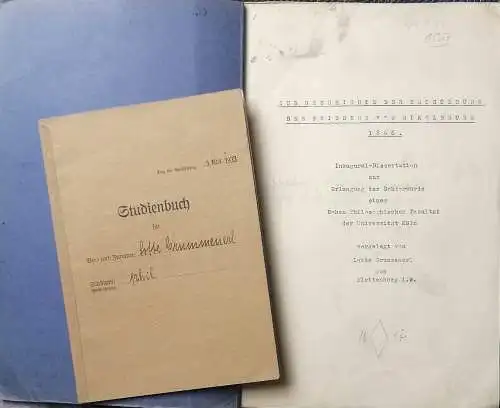 Crummenerl, Lotte Dr: Zur Geschichte der Entstehung des Friedens von Nikolsburg 1866. 