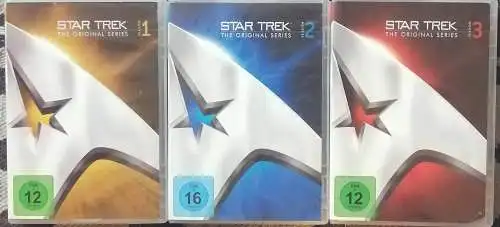 Star Trek - The original series Season 1 -3 - 3 Boxen mit 23 DVD´s KOMPLETT ! -- digitally remasterd