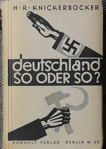 Knickerbocker, H. R: Deutschland so oder so ?. 