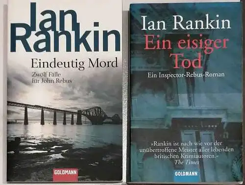 Rankin, Ian: Kriminalromane.: Eindeutig Mord + Ein einziger Tod. 