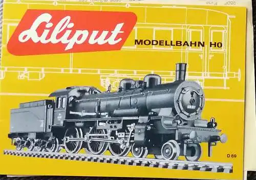 Liliput  HO  Modellbahn Katalog D 69. 