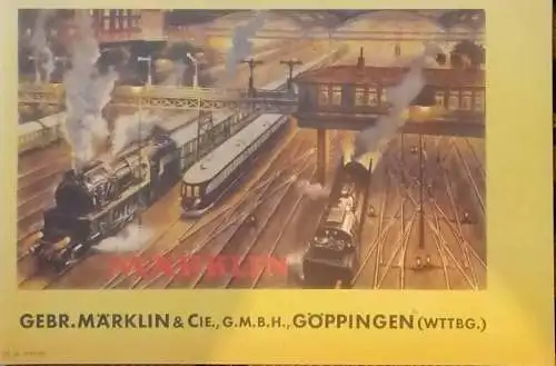 Märklin Angebots-Katalog D16 - 1939/40 (Reprint!). 