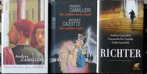 Camilleri, Andrea: Romane / Krimi- Reihe in 3 Bänden. 