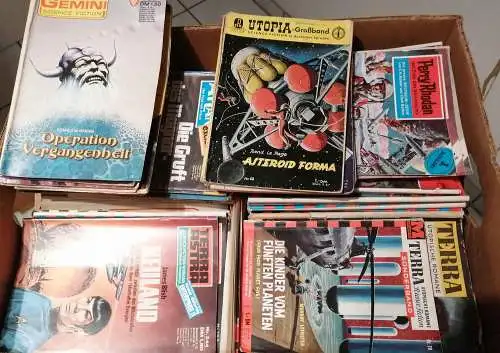 SF Heftromane ca. 170 Stück ! Utopia / Terra / Terra Nova / Atlan / pabel Utopia / Perry Rhodan / Gemini SF / Terra Sonderband etc. 