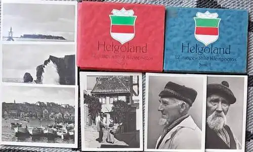 HELGOLAND - Serie 1 und Serie 2.. - je 12 ausgewählte Kleinphotos. 