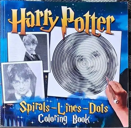 Mitchell, Donald: Harry Potter Dots Lines Spirals Coloring Book: Spiroglyphics With Exclusive Images Of Harry Potter Series. 