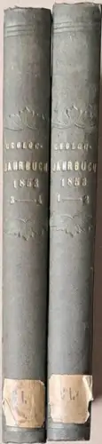 Jahrbuch der kaiserlich königlichen Geologischen Reichsanstalt. IV Jahrgang 1853.  KOMPLETT ! - (4 Quartale mit Titelblatt in zwei Bänden)). 