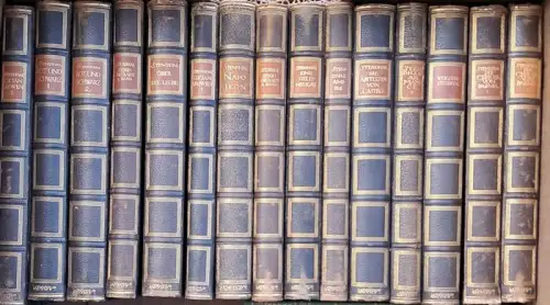 Stendhal, (d.i. Henri Bleyle): Gesammelte Werke in 15 Bänden (fast KOMPLETT !) -- Hrg. von Franz Beli und Wilhelm Weigand, übersetzt von Franz Hessel, S. Adler, Adolf Schirmer, Arthur Schurig,  M. von Musil, A. Elsässer, Erin Rieger.