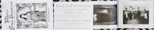 Führer durch Castans Panoptikum Cöln - 1897 - (mit illustr. Beiheft !) - Hohestr. 11/13. 