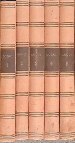 Gogol, Nikolaj: Sämtliche Werke in fünf Bänden. KOMPLETT !   Herausgegeben von Johannes von Günther., mit einem Vorwort. . Band 1   Phantastische.. 