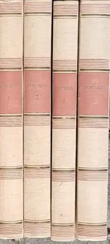 Puschkin, Alexander: Ausgewählte Werke in vier Bänden.  KOMPLETT ! - Herausgegeben und aus dem Russischen übertragen von Johannes von Guenther. 