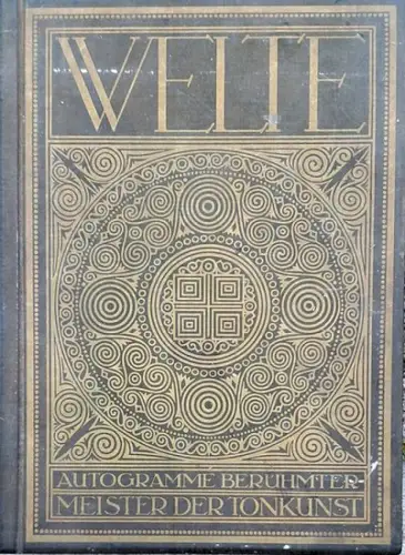 Autogramme berühmter Meister der Tonkunst. 