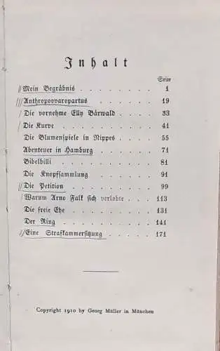 Ewers, Hanns Heinz: Grotesken. 