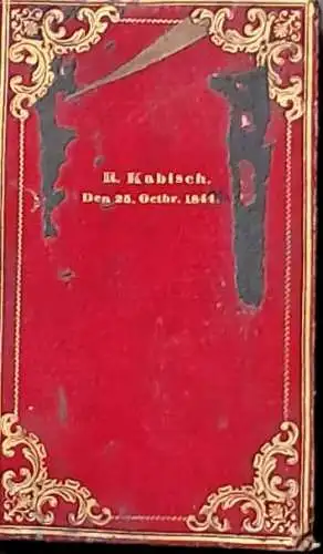 Zeitzer Gesangbuch zum Gebrauche bei der öffentlichen und häuslichen Gottesverehrung, nebst einem Anhange von einigen Gebeten und Andachtsübungen. 