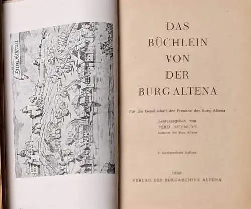 Schmidt, Ferdinand: Das Büchlein von der Burg Altena. 