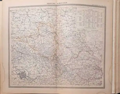 Sohr, K., Dr. (Hrg.): Vollständiger Hand-Atlas der neueren Erdbeschreibung für alle Theile der Erde in 100 Blättern. 