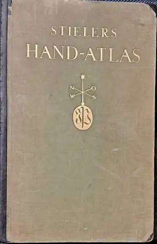 Stieler, Adolf: Stielers Hand-Atlas.  - Hundertjahr-Ausgabe. - (begr. von Adolf Stieler. Bearb. unter der Leitung von Hermann Habenicht).